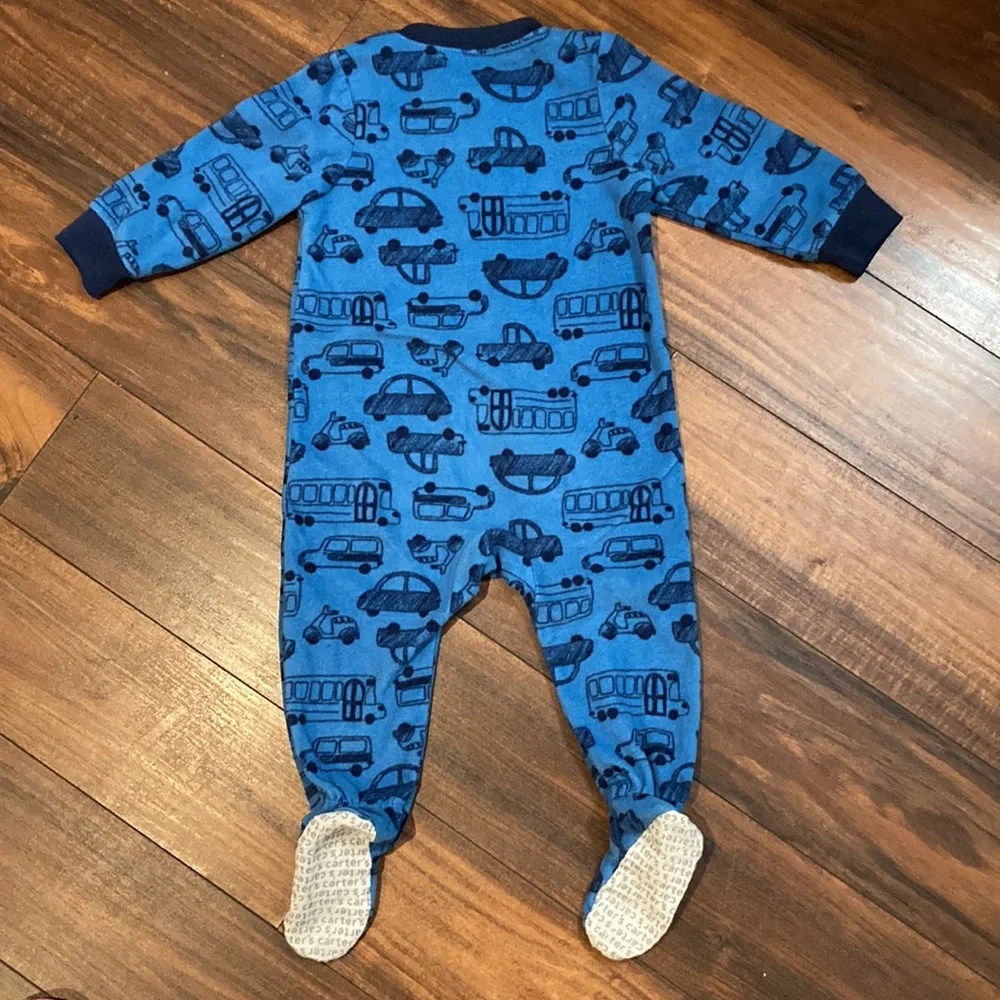 Carter’s Auto Pajamas Blue Size 12 Months
